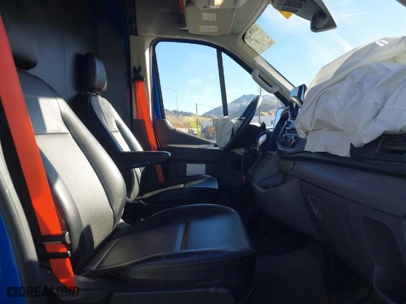 2020 Ford Transit Cargo Van with VIN 1FTBR1C89LKB62644, listed as a IAAI auction lot 41190274 with 92,775 mi miles. Bid and sale history available at carsss.com. Image 5.
