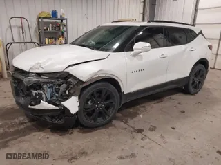 2021 Chevrolet Blazer RS with VIN 3GNKBKRS8MS517992, listed as a IAAI auction lot 41579870 with 44,503 mi miles. Bid and sale history available at carsss.com. Image 2.