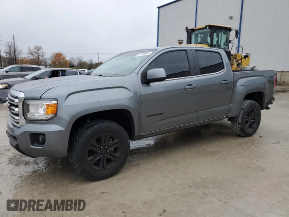 2020 GMC Canyon 4WD SLE with VIN 1GTG6CEN3L1237373, listed as a Copart auction lot 81198384 with 28,452 mi miles and Salvage Title. Bid and sale history available at carsss.com. Image 1.