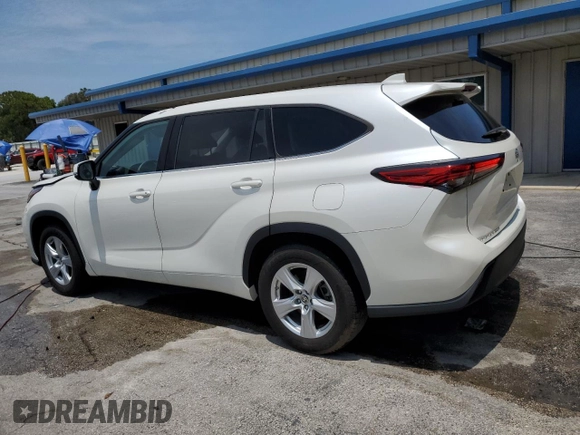 2020 Toyota Highlander L with VIN 5TDCZRAH2LS029755, listed as a Copart auction lot 57993075 with 68,511 mi miles and Non repairable. Bid and sale history available at DreamBid. Image 2.