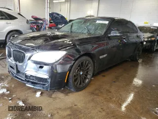 2014 BMW 7 Series ALPINA B7 xDrive with VIN WBAYF8C59ED141718, listed as a Copart auction lot 89348655 with 77,954 mi miles and Salvage Title. Bid and sale history available at DreamBid. Image 1.