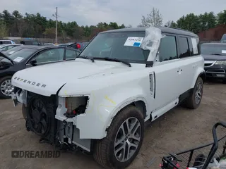 2023 Land Rover Defender X-Dynamic SE with VIN SALE2EEU5P2171679, listed as a IAAI auction lot 42083228 with 14,759 mi miles and . Bid and sale history available at DreamBid. Image 17.