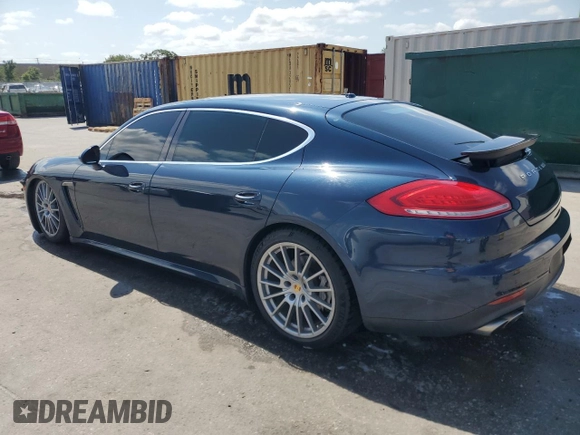 2014 Porsche Panamera 4S Executive with VIN WP0BB2A76EL064169, listed as a Copart auction lot 54538275 with 54,235 mi miles and Salvage Title. Bid and sale history available at DreamBid. Image 2.
