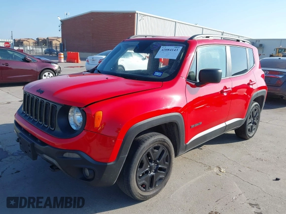 2018 Jeep Renegade Sport with VIN ZACCJBAB5JPH68218, listed as a IAAI auction lot 42084143 with 133,507 mi miles and . Bid and sale history available at DreamBid. Image 2.