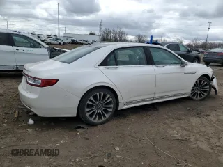 2017 Lincoln Continental Select with VIN 1LN6L9TK6H5617500, listed as a Copart auction lot 53023805 with 59,085 mi miles and Clean Title. Bid and sale history available at carsss.com. Image 3.