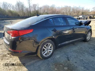 2011 Kia Optima LX with VIN KNAGM4A74B5074854, listed as a Copart auction lot 49047415 with 186,404 mi miles and Salvage Title. Bid and sale history available at carsss.com. Image 3.