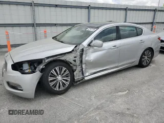 2017 Kia K900 Luxury with VIN KNALU4D36H6035113, listed as a Copart auction lot 52141195 with 92,299 mi miles and Salvage Title. Bid and sale history available at carsss.com. Image 1.