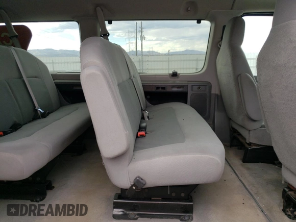 2012 Ford Econoline Passenger XL with VIN 1FBSS3BS4CDB20579, listed as a Copart auction lot 50754515 with 189,191 mi miles and Salvage Title. Bid and sale history available at DreamBid. Image 11.