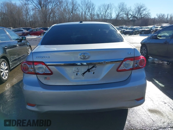 2011 Toyota Corolla L with VIN JTDBU4EE8B9167374, listed as a IAAI auction lot 41312318 with 189,903 mi miles. Bid and sale history available at carsss.com. Image 16.