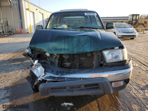 1999 Toyota 4Runner SR5 with VIN JT3GN86R7X0093781, listed as a Copart auction lot 46668185 with 283,820 mi miles and Non Repairable. Bid and sale history available at carsss.com. Image 5.