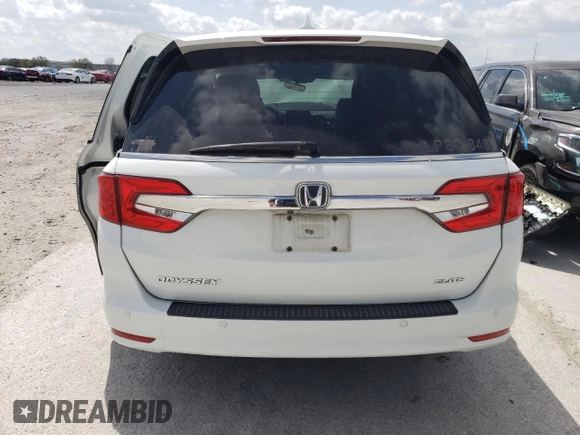2020 Honda Odyssey Elite with VIN 5FNRL6H95LB012171, listed as a Copart auction lot 48786695 with 133,604 mi miles and Salvage Title. Bid and sale history available at DreamBid. Image 6.