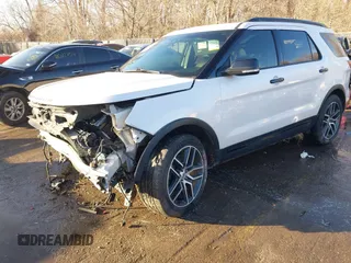 2017 Ford Explorer Sport with VIN 1FM5K8GT2HGD12298, listed as a IAAI auction lot 41092631 with 107,247 mi miles and . Bid and sale history available at carsss.com. Image 2.