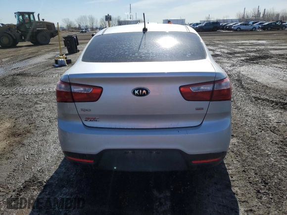 2015 Kia Rio LX with VIN KNADM4A39F6514695, listed as a Copart auction lot 52280395 with 136,824 mi miles and Salvage Title. Bid and sale history available at carsss.com. Image 6.
