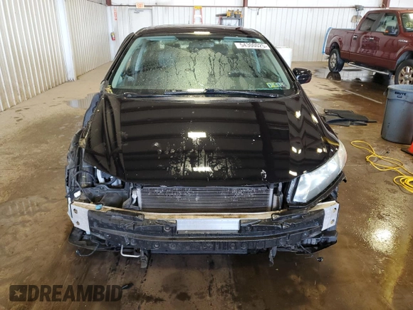 2015 Honda Civic Sedan EX-L with VIN 2HGFB2F96FH501034, listed as a Copart auction lot 54300025 with 120,079 mi miles and Salvage Title. Bid and sale history available at carsss.com. Image 5.