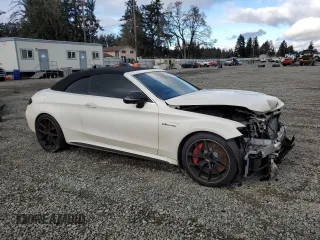 2017 Mercedes-Benz C 63 S AMG with VIN WDDWK8HB9HF454092, listed as a Copart auction lot 79309673 with 57,667 mi miles and . Bid and sale history available at DreamBid. Image 4.