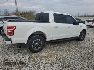 2018 Ford F-150 XL with VIN 1FTEW1EP2JFA71361, listed as a Copart auction lot 50541025 with 256,365 mi miles and Clean Title. Bid and sale history available at carsss.com. Image 3.