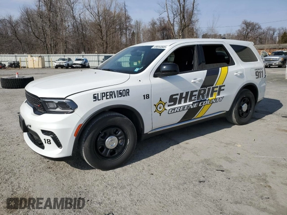 2024 Dodge Durango Special Service with VIN 1C4RDJFG5RC249637, listed as a Copart auction lot 49053505 with 835 mi miles and Salvage title. Bid and sale history available at DreamBid. Image 1.