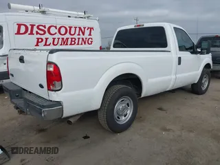 2015 Ford Super Duty F-250 SRW XL with VIN 1FTBF2A68FEC88285, listed as a IAAI auction lot 41449628 with 109,242 mi miles. Bid and sale history available at carsss.com. Image 4.