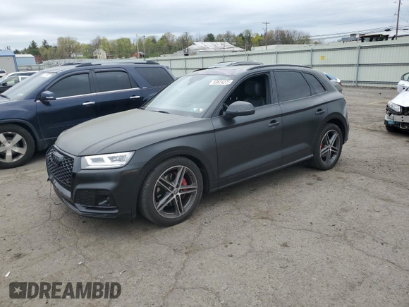 2019 Audi SQ5 Premium Plus z VIN WA1B4AFY4K2081649, wystawiony jako Copart lot #53624275 z przebiegiem 74 313 mil mil oraz Szkoda całkowita • Salvage title. Historia ofert i sprzedaży dostępna na DreamBid. Obrazek 1.
