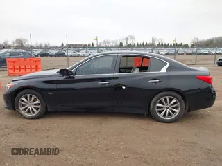 2016 Infiniti Q50 3.0t Premium with VIN JN1EV7AP3GM303498, listed as a IAAI auction lot 42079110 with 164,804 mi miles. Bid and sale history available at carsss.com. Image 13.