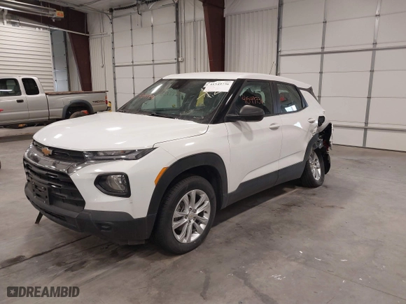 2023 Chevrolet TrailBlazer LS with VIN KL79MNSL4PB049987, listed as a IAAI auction lot 41549736 with 27,012 mi miles. Bid and sale history available at carsss.com. Image 18.