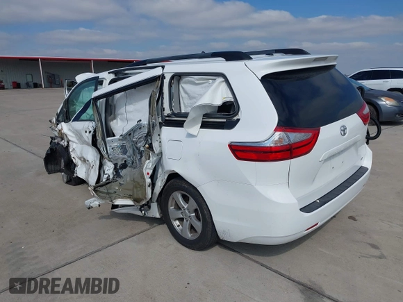 2016 Toyota Sienna LE AAS with VIN 5TDKK3DC2GS731724, listed as a IAAI auction lot 41631571 with 88,900 mi miles. Bid and sale history available at carsss.com. Image 3.