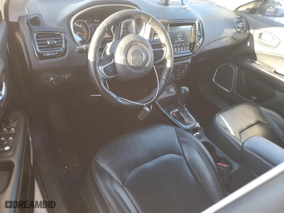 2019 Jeep Compass Limited with VIN 3C4NJCCB8KT670824, listed as a Copart auction lot 46341975 with 52,544 mi miles and Salvage Title. Bid and sale history available at carsss.com. Image 8.