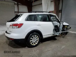 2008 Mazda CX-9 Grand Touring z VIN JM3TB38VX80142643, wystawiony jako Copart lot #55951395 z przebiegiem 175 129 mil mil oraz Szkody całkowita. Historia ofert i sprzedaży dostępna na DreamBid. Obrazek 3.