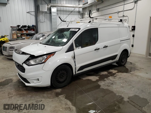 2021 Ford Transit Connect XLT z VIN NM0LS7T25M1490560, wystawiony jako Copart lot #88973055 z przebiegiem 168 434 mil mil oraz Szkoda całkowita • Salvage title. Historia ofert i sprzedaży dostępna na DreamBid. Obrazek 1.