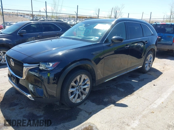2024 Mazda CX-90 3.3 Turbo Premium with VIN JM3KKDHD6R1163459, listed as a IAAI auction lot 42027547 with 22,049 mi miles. Bid and sale history available at carsss.com. Image 18.