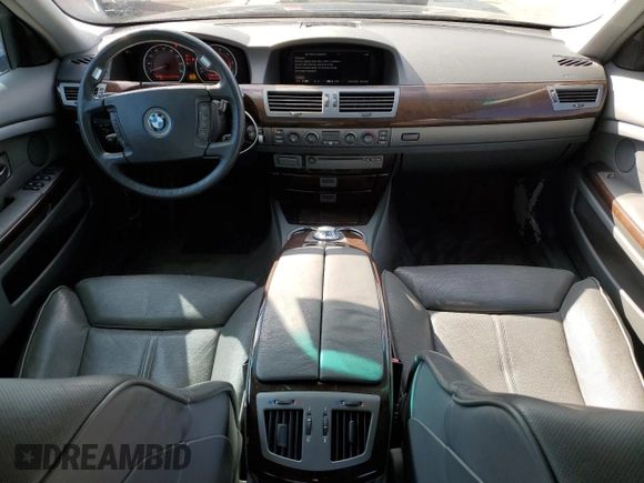 2003 BMW 7 Series 745Li with VIN WBAGN63433DR16621, listed as a Copart auction lot 53886355 with 122,775 mi miles and Non repairable. Bid and sale history available at DreamBid. Image 8.