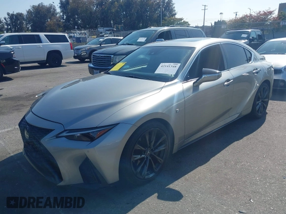 2021 Lexus IS with VIN JTHGZ1B21M5044458, listed as a IAAI auction lot 42141348 with 30,087 mi miles. Bid and sale history available at carsss.com. Image 17.