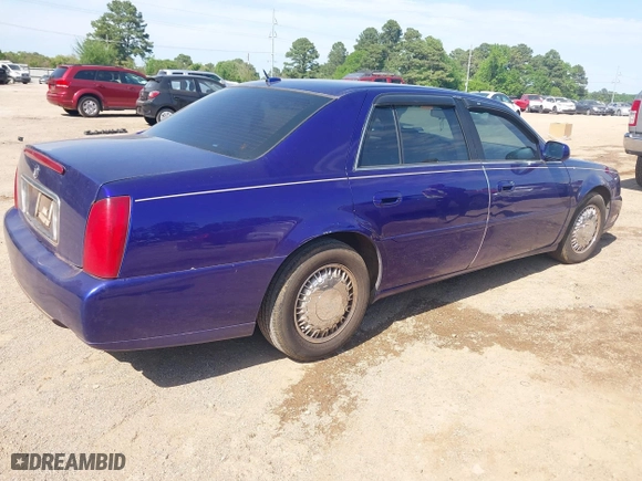 2005 Cadillac DeVille with VIN 1G6KD54Y95U214904, listed as a IAAI auction lot 42014527 with 144,207 mi miles. Bid and sale history available at carsss.com. Image 4.