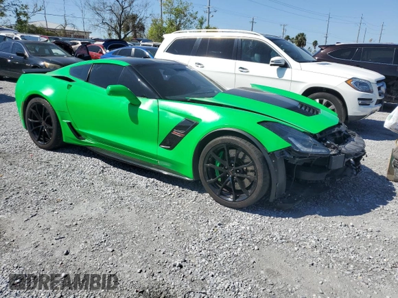 2019 Chevrolet Corvette Grand Sport 1LT with VIN 1G1YW2D74K5115770, listed as a Copart auction lot 48617515 with 48,197 mi miles and Clean title. Bid and sale history available at DreamBid. Image 4.