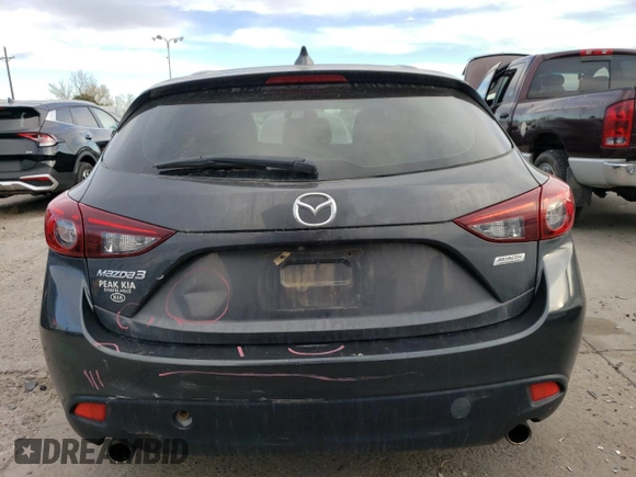 2014 Mazda 3 i Grand Touring with VIN JM1BM1M7XE1111263, listed as a Copart auction lot 80143334 with 167,635 mi miles and Salvage Title. Bid and sale history available at DreamBid. Image 6.