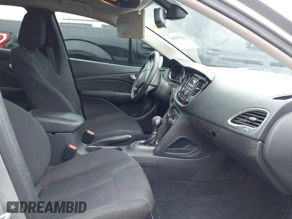 2016 Dodge Dart SXT Sport with VIN 1C3CDFFA4GD802093, listed as a IAAI auction lot 41972832 with 33,563 mi miles. Bid and sale history available at carsss.com. Image 5.