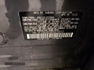 2023 Subaru Forester with VIN JF2SKAAC6PH426810, listed as a Copart auction lot 87101414 with 43,268 mi miles and Salvage title. Bid and sale history available at DreamBid. Image 16.