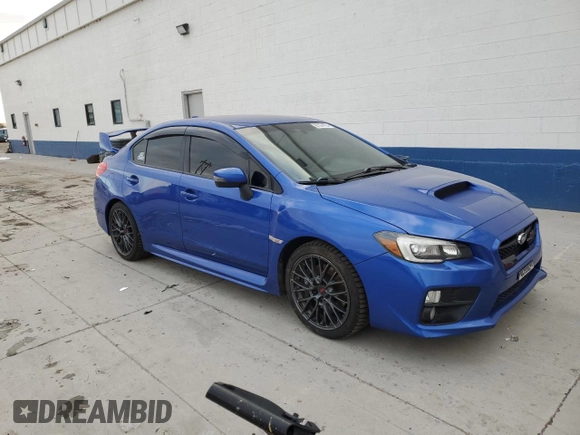 2016 Subaru WRX STI with VIN JF1VA2M6XG9817081, listed as a Copart auction lot 87374724 with 87,564 mi miles and Salvage title. Bid and sale history available at DreamBid. Image 4.
