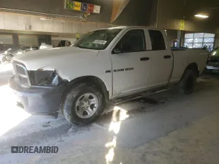 2012 Ram 1500 ST with VIN 1C6RD7FT7CS308207, listed as a Copart auction lot 44350165 with 207,064 mi miles and Salvage title. Bid and sale history available at DreamBid. Image 1.