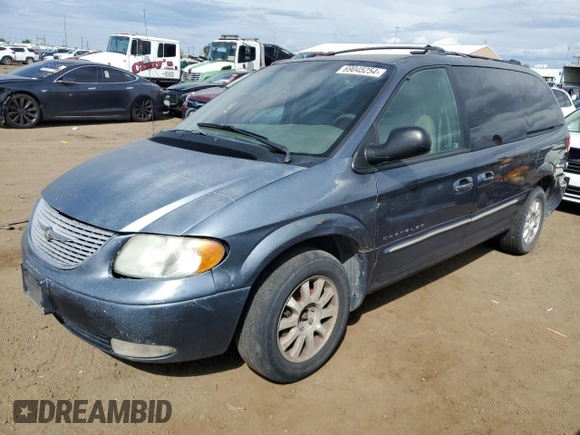 2001 Chrysler Town & Country LXi with VIN 2C4GP54L11R176042, listed as a Copart auction lot 69045254 with 217,421 mi miles and Salvage Title. Bid and sale history available at DreamBid. Image 1.