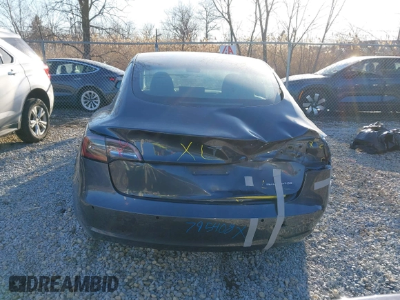 2020 Tesla Model 3 Long Range with VIN 5YJ3E1EB9LF795408, listed as a IAAI auction lot 41735428 with 56,013 mi miles. Bid and sale history available at carsss.com. Image 16.