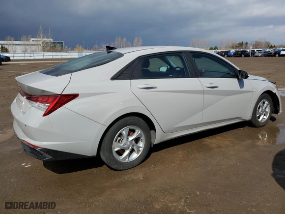 2023 Hyundai Elantra Preferred with VIN KMHLM4AG3PU469487, listed as a Copart auction lot 47761335 with 34,014 mi miles and Salvage Title. Bid and sale history available at carsss.com. Image 3.