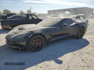2015 Chevrolet Corvette 1LT with VIN 1G1YB2D72F5115476, listed as a Copart auction lot 73774024 with 54,565 mi miles and Clean Title. Bid and sale history available at carsss.com. Image 1.
