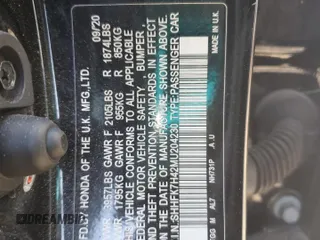 2021 Honda Civic Sport with VIN SHHFK7H42MU204230, listed as a Copart auction lot 50311665 with 86,675 mi miles and Salvage Title. Bid and sale history available at DreamBid. Image 14.
