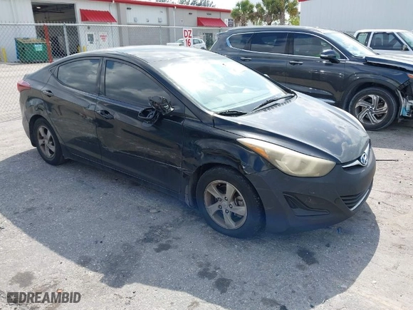2015 Hyundai Elantra Limited with VIN KMHDH4AE7FU385081, listed as a IAAI auction lot 41911165 with 124,052 mi miles. Bid and sale history available at carsss.com. Image 1.
