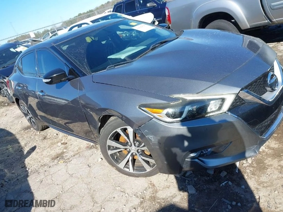 2018 Nissan Maxima SL with VIN 1N4AA6AP2JC387155, listed as a IAAI auction lot 41642025 with 125,621 mi miles. Bid and sale history available at carsss.com. Image 1.
