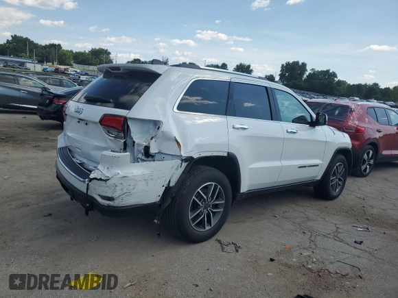 2021 Jeep Grand Cherokee Limited with VIN 1C4RJFBG4MC589446, listed as a Copart auction lot 64319375 with 47,629 mi miles and Salvage title. Bid and sale history available at DreamBid. Image 3.