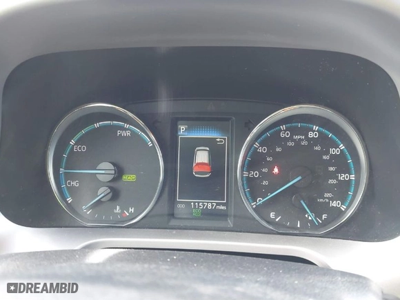 2016 Toyota RAV4 Hybrid XLE with VIN JTMRJREV1GD017731, listed as a IAAI auction lot 41860447 with 115,787 mi miles. Bid and sale history available at carsss.com. Image 7.