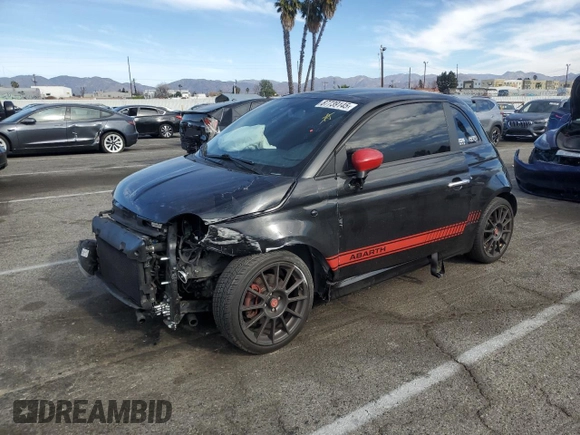2012 FIAT 500 Abarth z VIN 3C3CFFFH2CT299224, wystawiony jako Copart lot #87739145 z przebiegiem Nie podano mil oraz Szkoda całkowita • Salvage title. Historia ofert i sprzedaży dostępna na DreamBid. Obrazek 1.