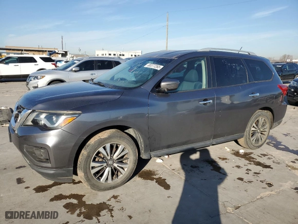 2017 Nissan Pathfinder SL with VIN 5N1DR2MN3HC662797, listed as a Copart auction lot 88377265 with 162,036 mi miles and Clean Title. Bid and sale history available at carsss.com. Image 1.